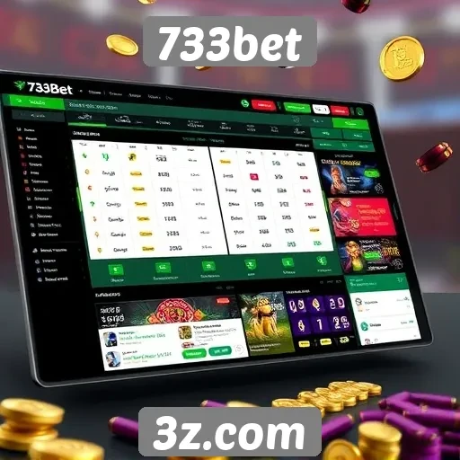 Interface do usuário e experiência no 733bet